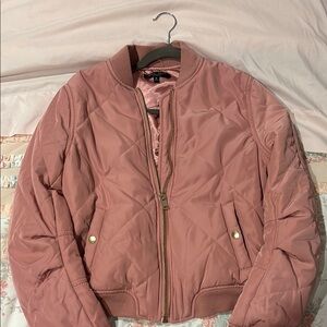 Women's Pink Bomber Jacket
